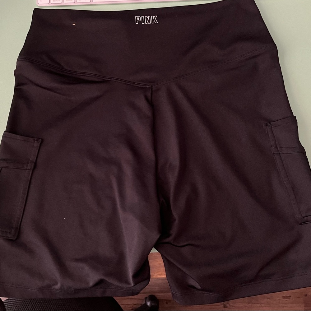 PINK biker shorts